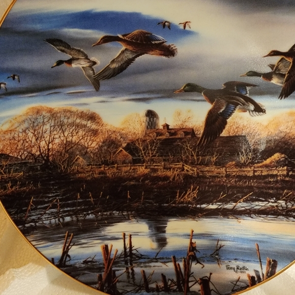 Terry Redlin "Spring thaw" collector plate - Picture 4 of 5